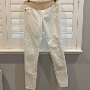 AG white maternity jeans